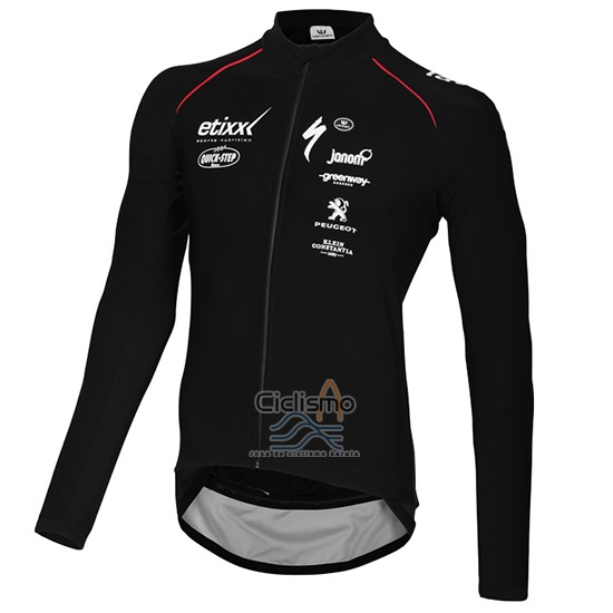 Etixx Quick Step Ropa Ciclismo Culotte Largo 2015 Mangas Largas Ettix Quick Step Negro
